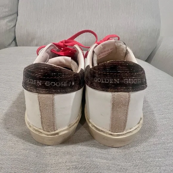 Golden Goose Fleece Lined Platform Sneakers - Picture 2 of 4
